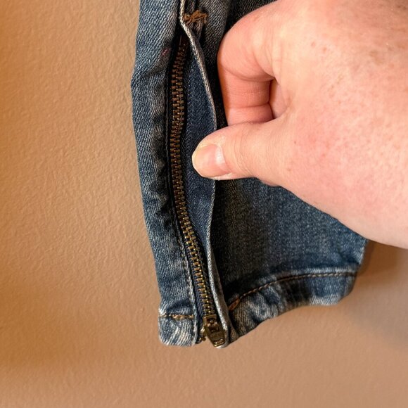 Women's 26 Pistola Tory Split Hem Zipped Ankle Skinny Jeans Medium Wash - Picture 5 of 8